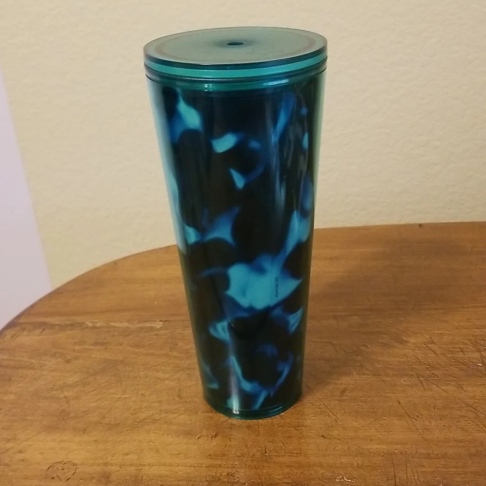Starbucks Blue Tortsis Shell 24oz Tumbler